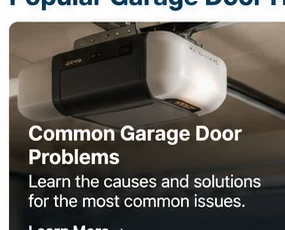 Residential garage door opener